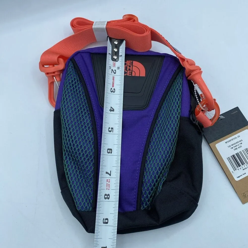 The North Face Y2K Shoulder Bag Adult OSFA Purple Blue Hiking Outdoors NWT